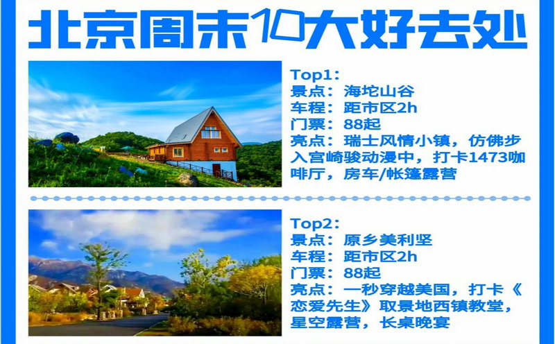 北京周邊團建二日游去哪里？必打卡10條熱門團建地方